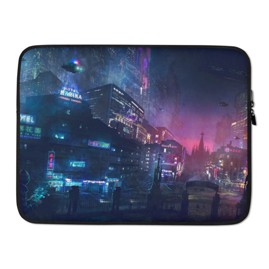 2099 city neon Laptop Sleeve Case Bag Zipper