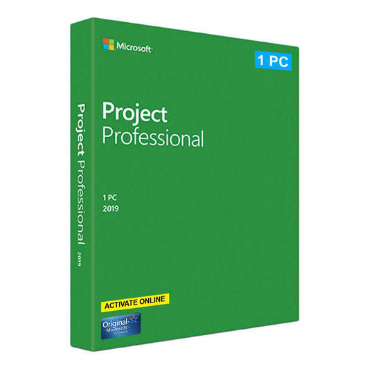 MS Project 2019 Professional Plus Product Key License Number 1 Pc