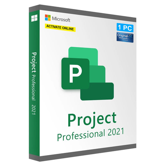 MS Project 2021 Professional Plus Product Key License Number 1 Pc